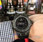 Perfect Replica High Quality Hublot Big Bang Sang Bleu All Black Mems Watches 45mm 